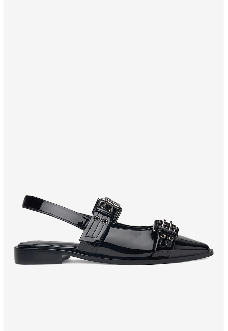 Balerini 5903698586274 - Piele naturala - Negru - Negru