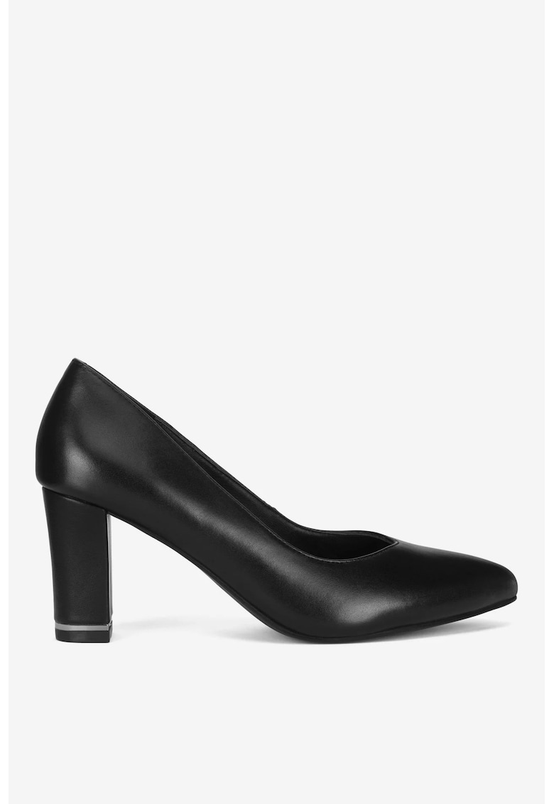 Pantofi dama 5905588780984 - Piele naturala - Negru - Negru
