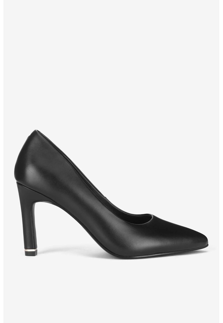 Pantofi dama 5905588777885 - Piele naturala - Negru - Negru