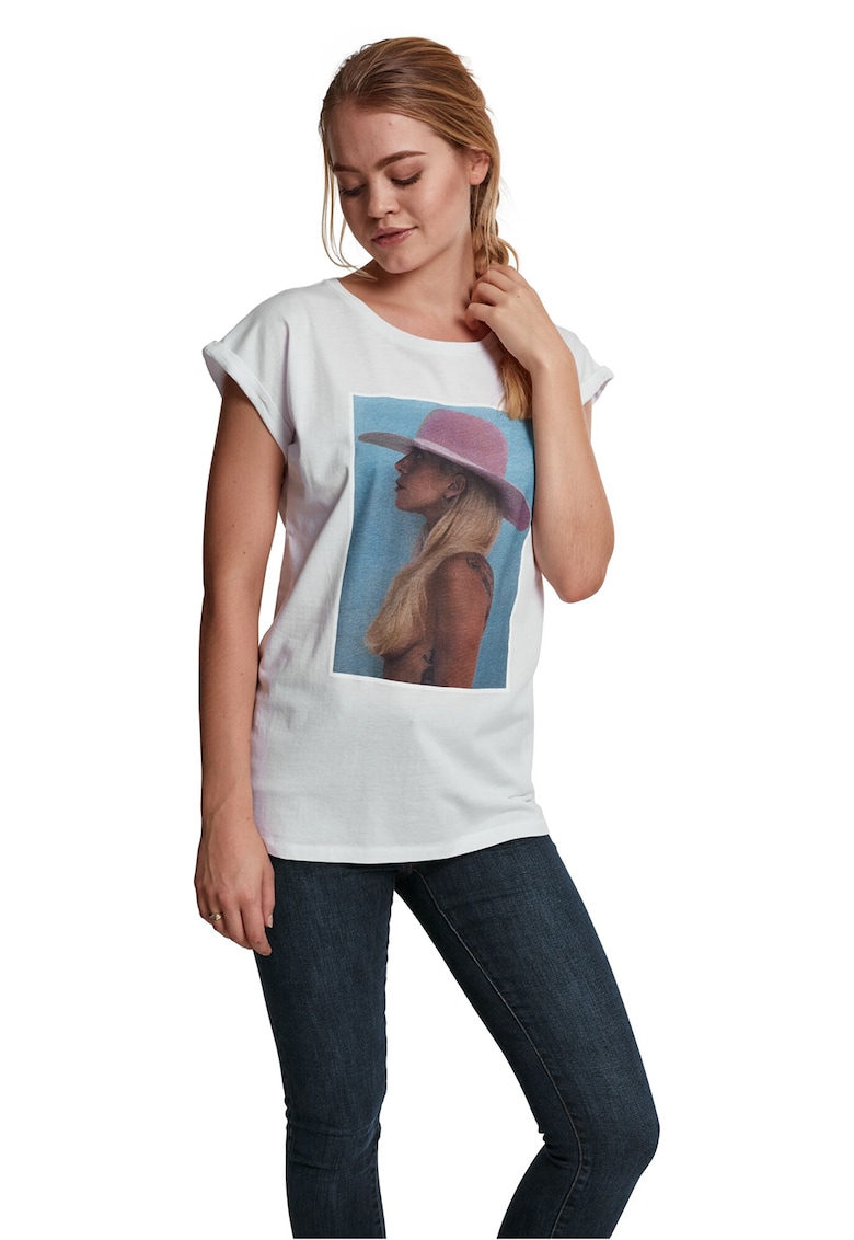 Tricou cu imprimeu Lady Gaga Tricou cu imprimeu Lady Gaga