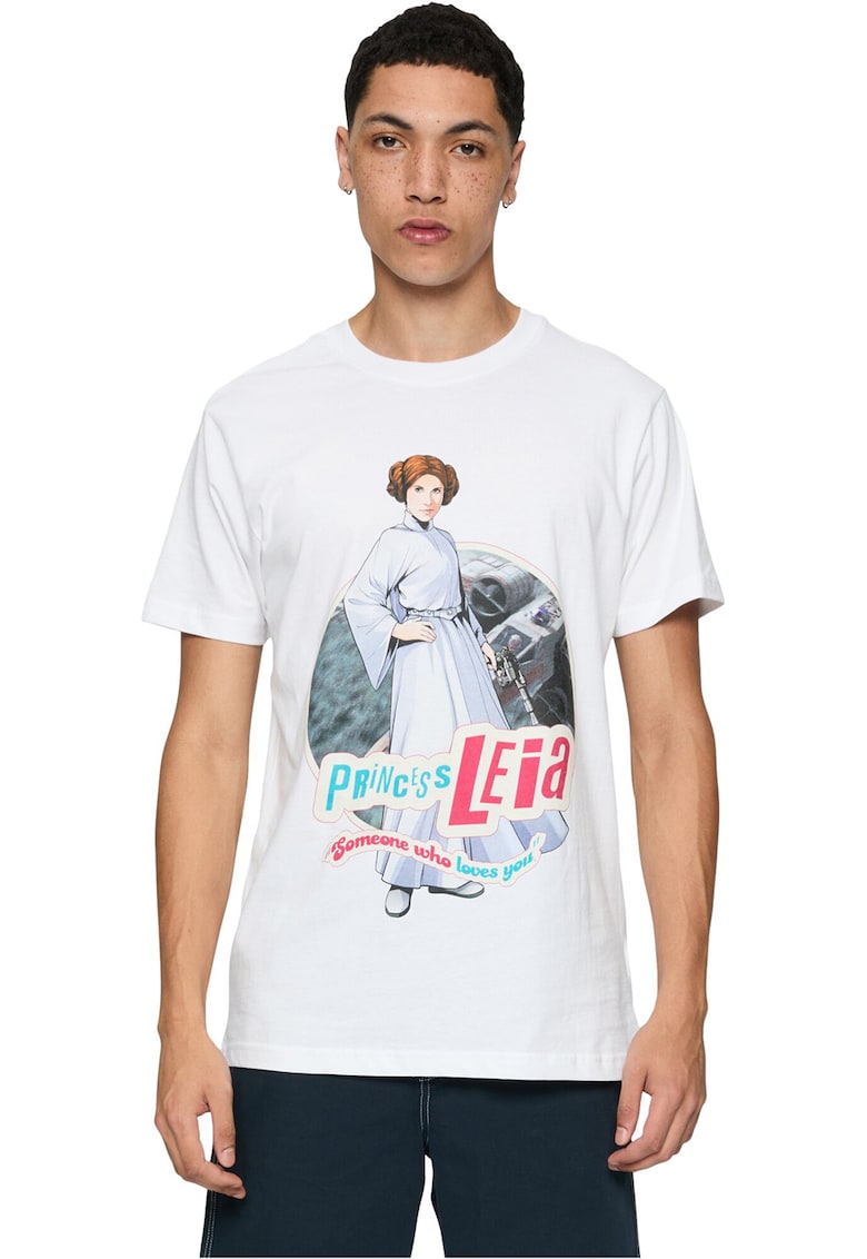 Tricou cu decolteu la baza gatului si imprimeu Tricou cu decolteu la baza gatului si imprimeu