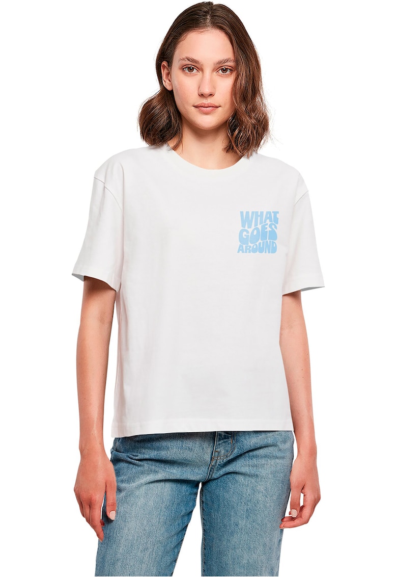 Tricou unisex cu model grafic pe partea din spate