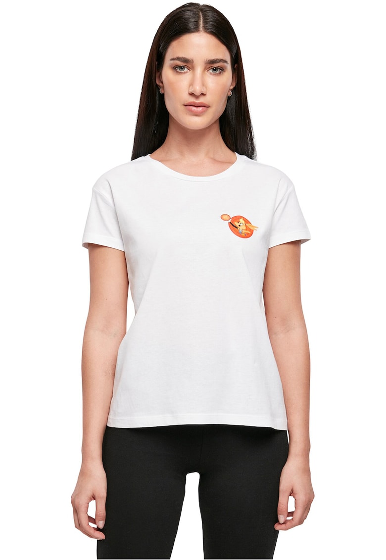 Tricou de bumbac Space Jam - Alb optic