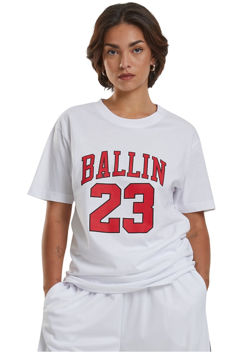 Tricou lejer cu imprimeu text