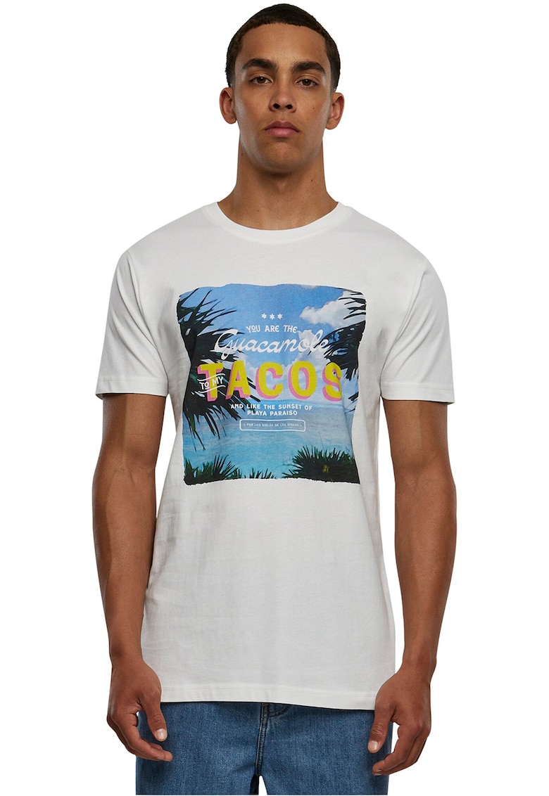 Tricou regular fit din bumbac cu imprimeu