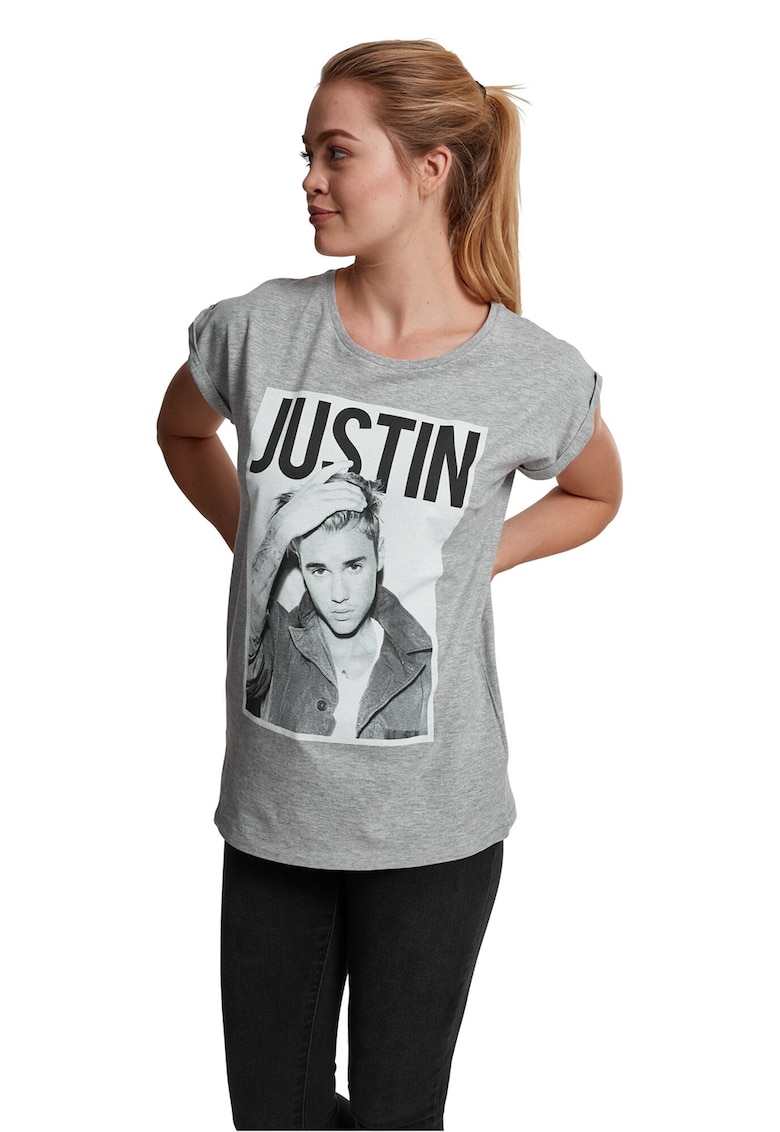 Mister tee - Tricou cu imprimeu Justin Bieber Mister tee - Tricou cu imprimeu Justin Bieber