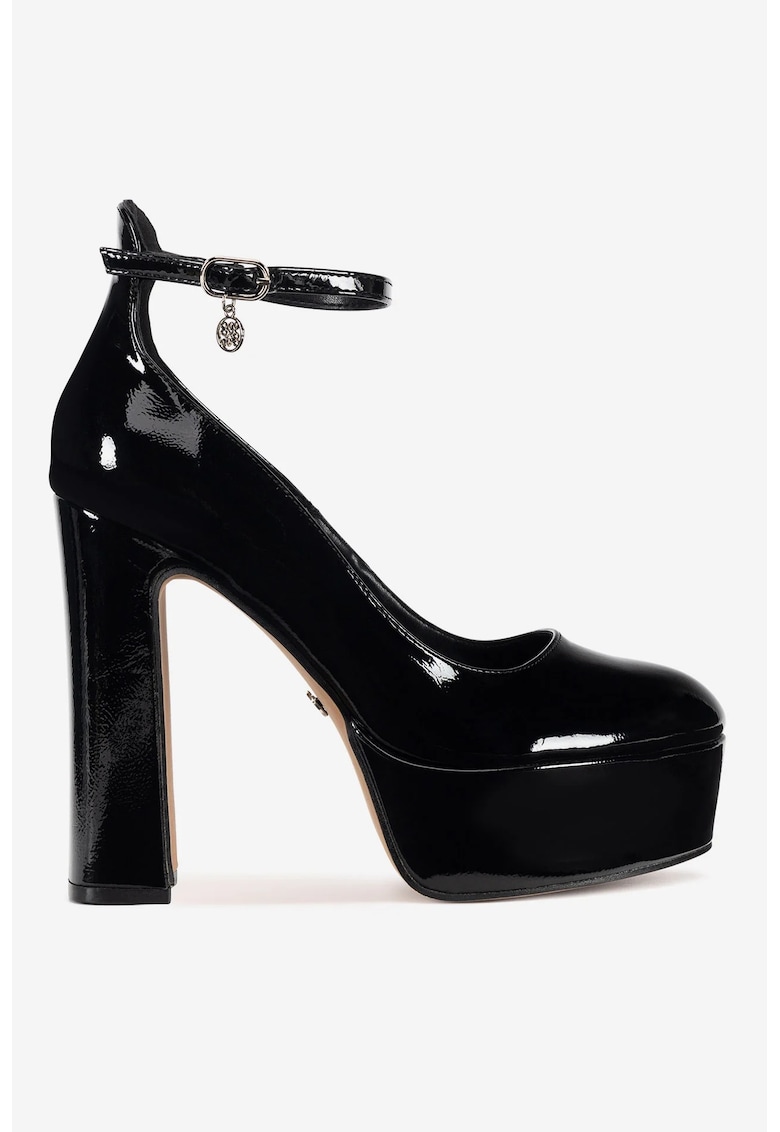 Pantofi dama 5905588931423 - Sintetic - Negru - Negru