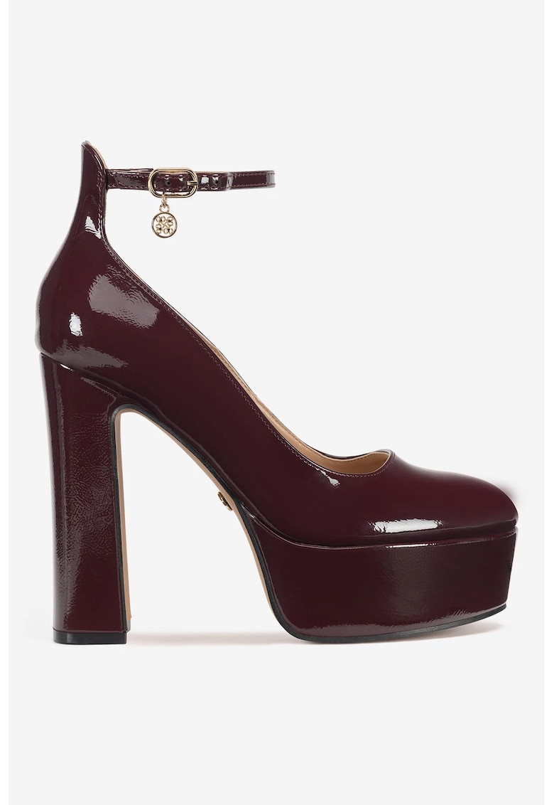 Pantofi dama 5905588931409 - Sintetic - Rosu - Rosu