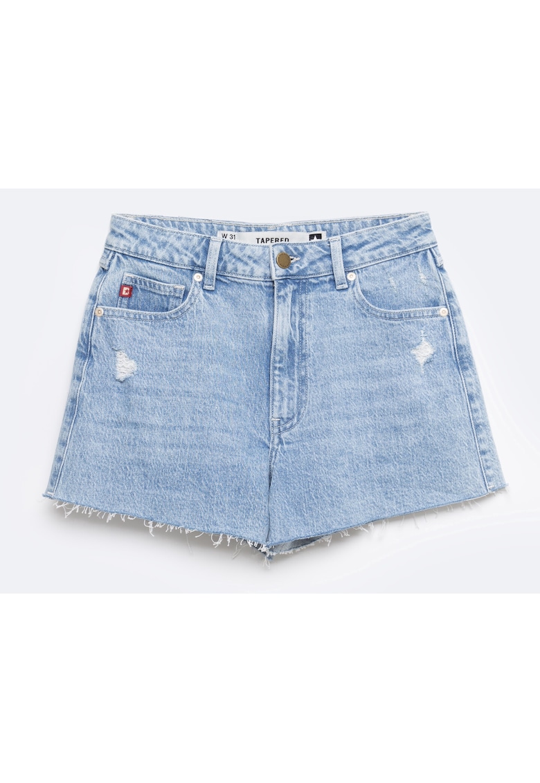 Blugi scurti cu talie inalta Authentic 284 Blugi scurti cu talie inalta Authentic 284