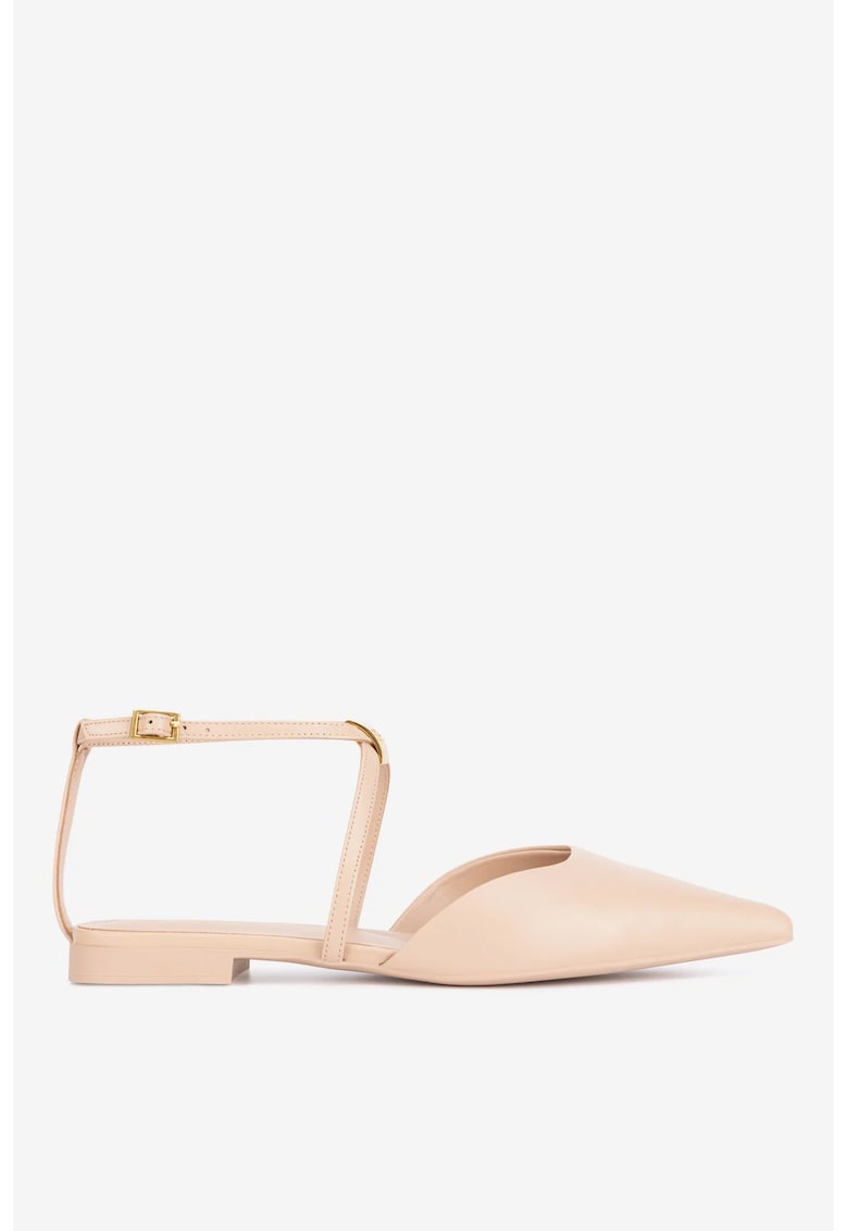 Balerini 5905588588528 - Piele naturala - Bej