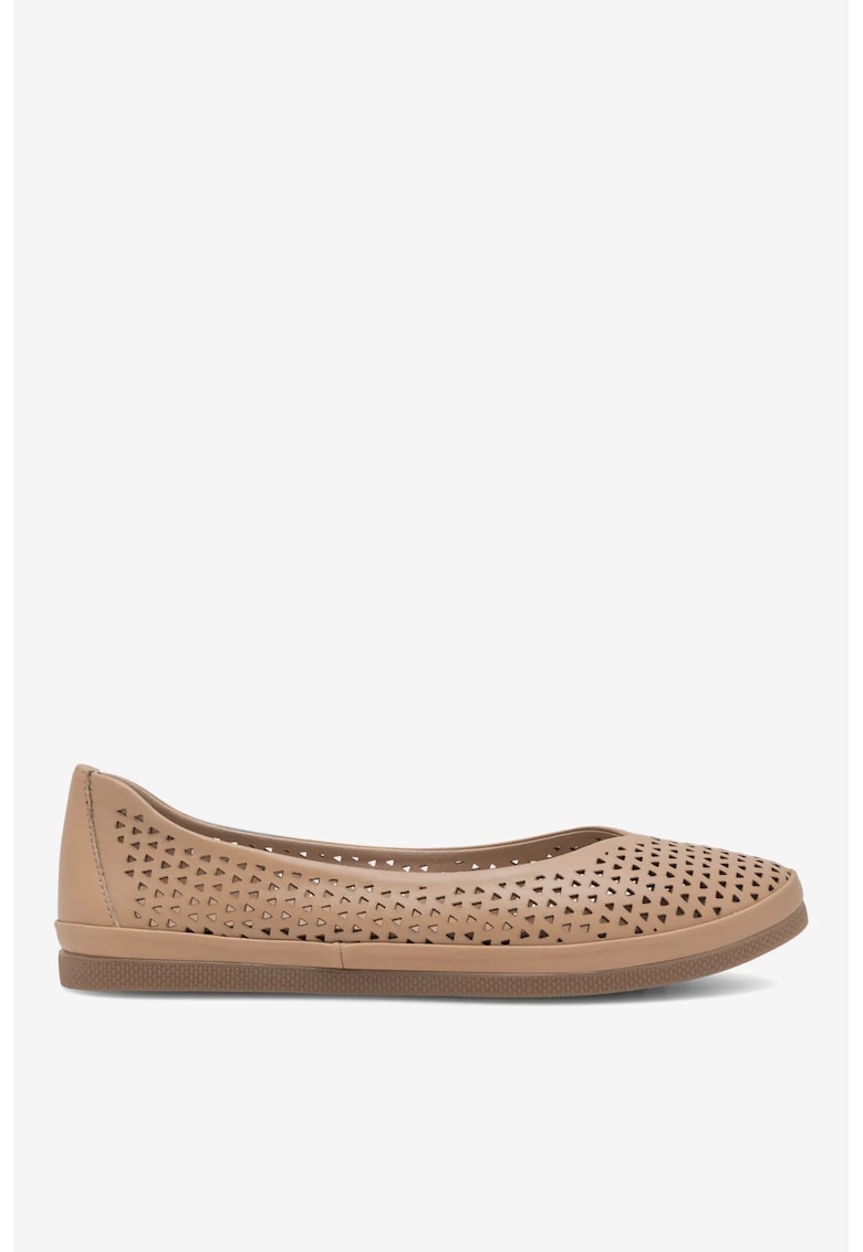 Balerini 5903419904325 - Piele naturala - Bej - Bej