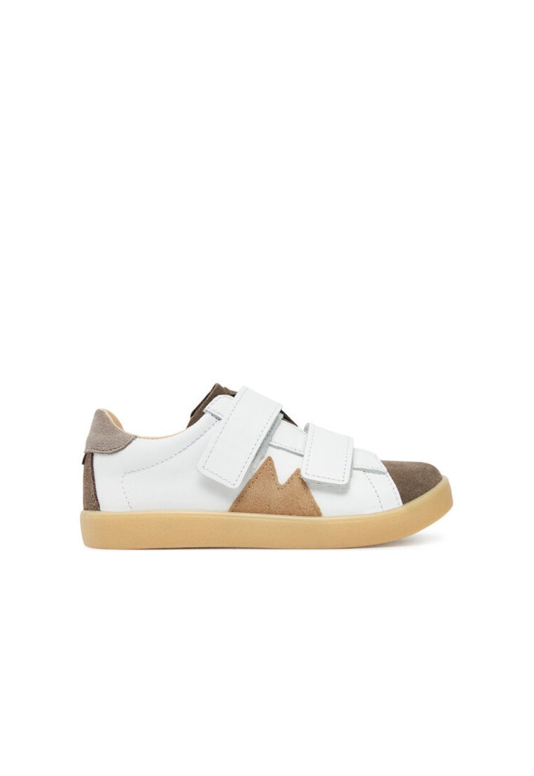 Pantofi sport baieti 304954597 - Piele naturala - Alb - Alb