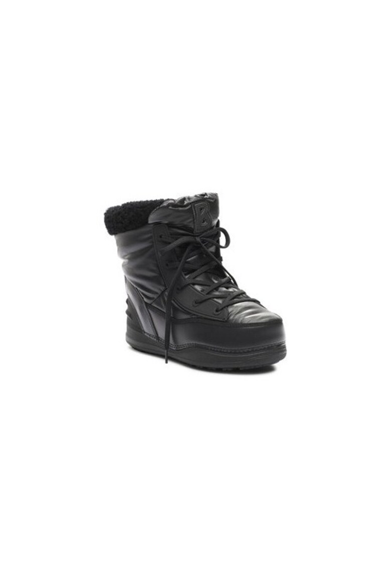Ghete dama 300811450 - Piele ecologica - Negru - Negru