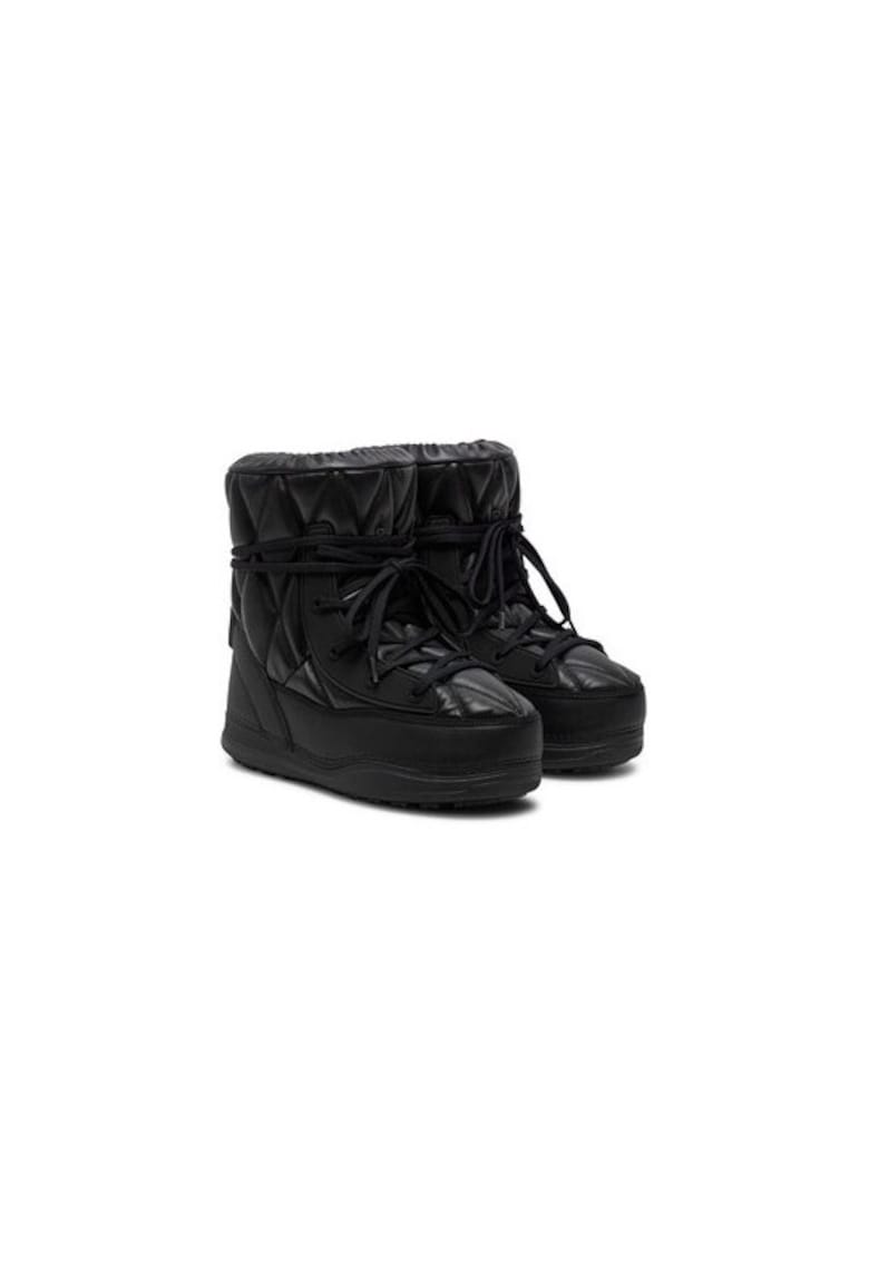 Ghete dama  304245596 - Piele naturala - Negru