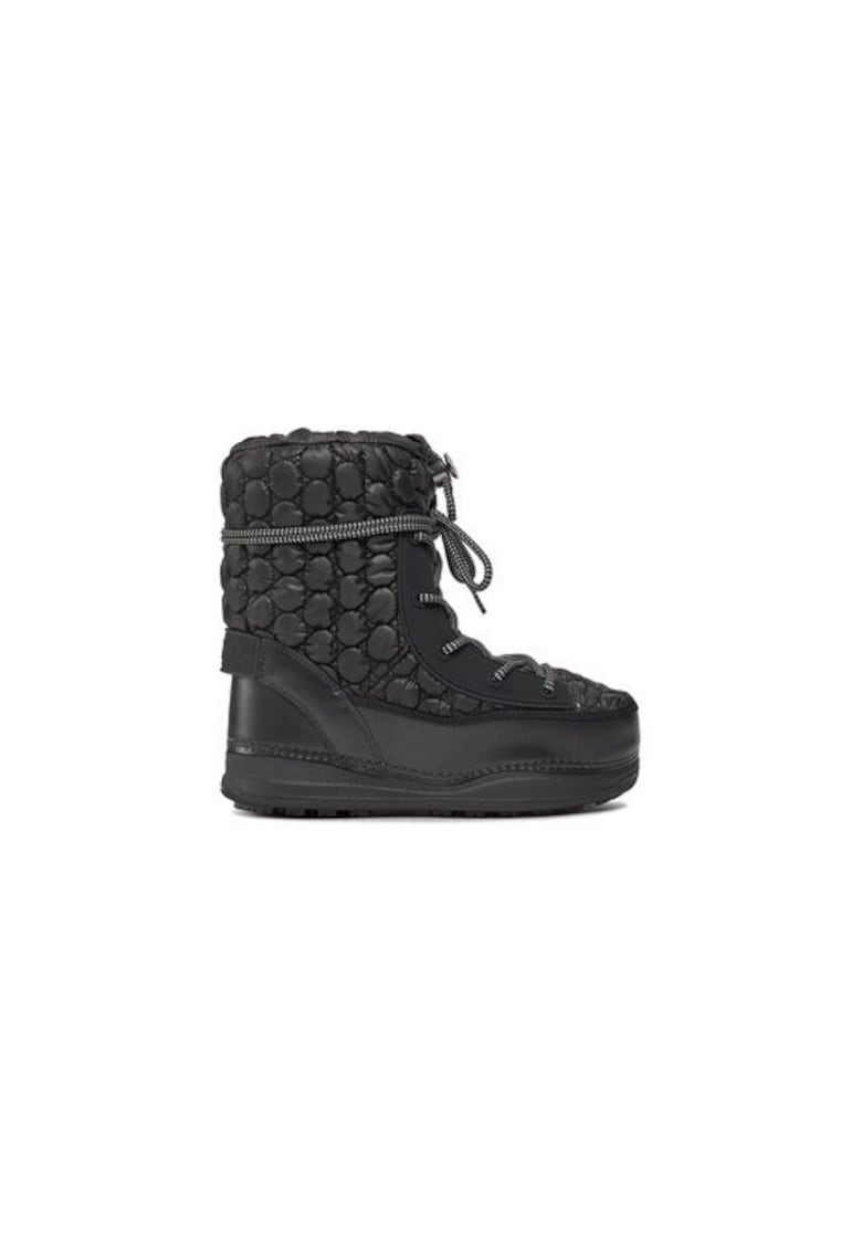 Ghete dama  303158989 - Piele ecologica - Negru