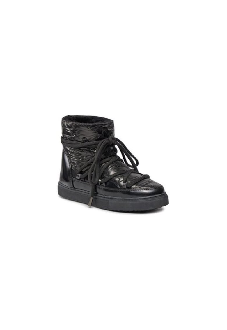 Ghete dama  303127633 - Piele ecologica - Negru