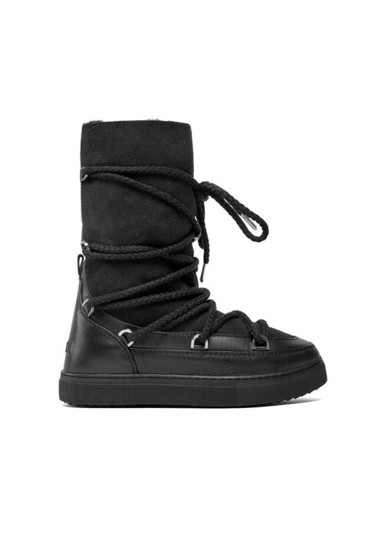 Ghete dama 303127541 - Piele naturala - Negru - Negru