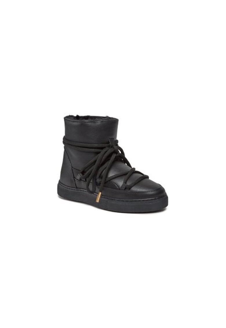 Ghete dama 303114329 - Piele ecologica - Negru