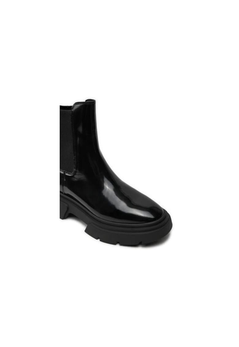 Ghete dama 304487019 - Piele naturala - Negru - Negru