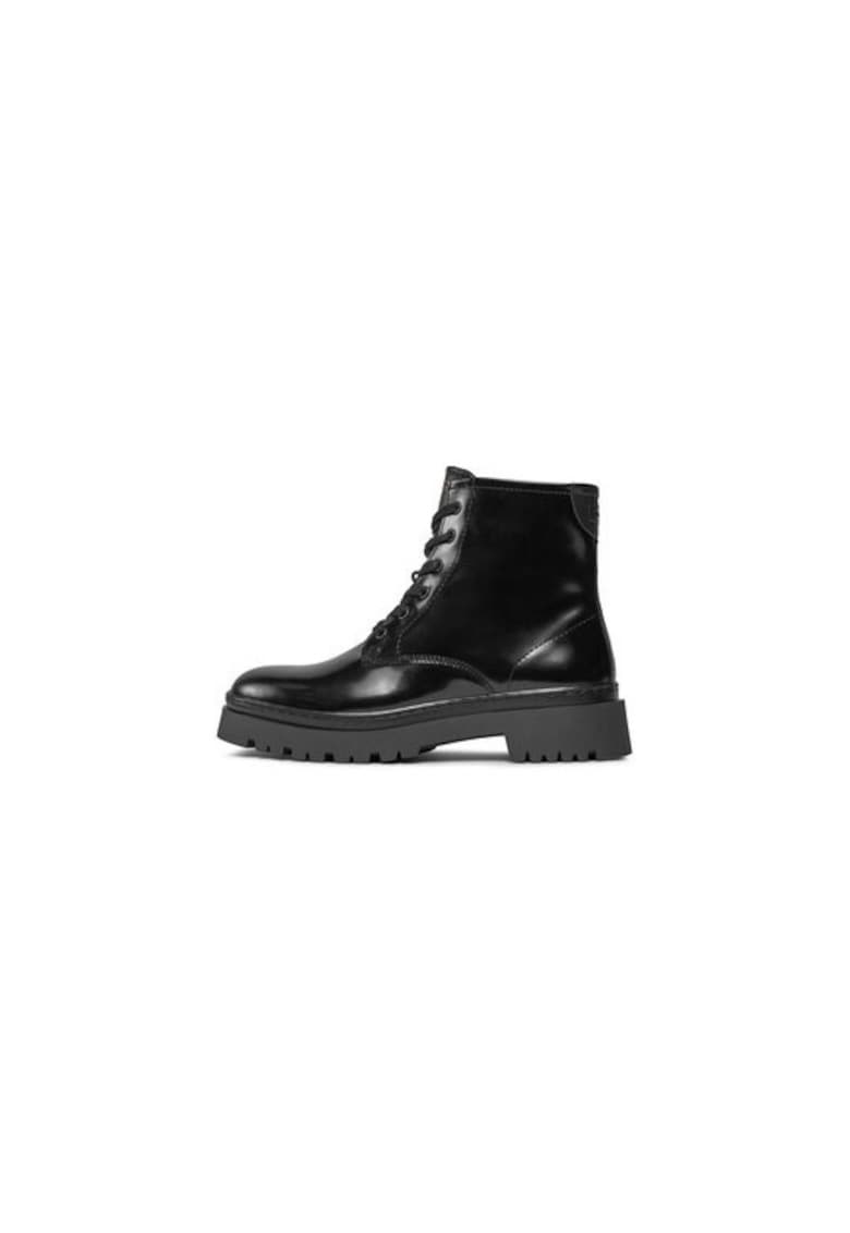 Ghete dama 303172855 - Piele naturala - Negru - Negru