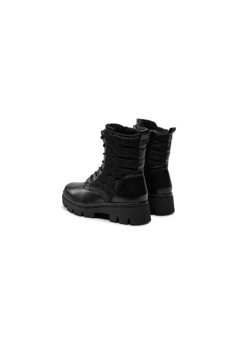 Ghete dama 304492334 - Piele ecologica - Negru