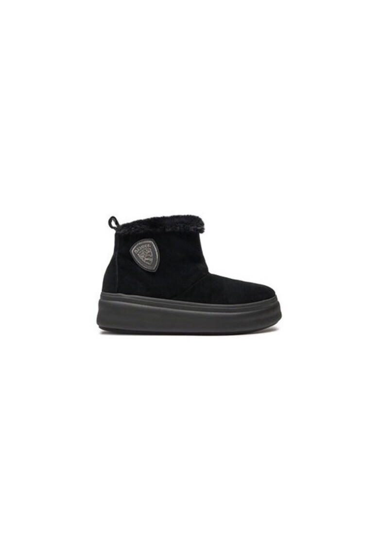 Ghete dama 304701436 - Piele naturala - Negru - Negru