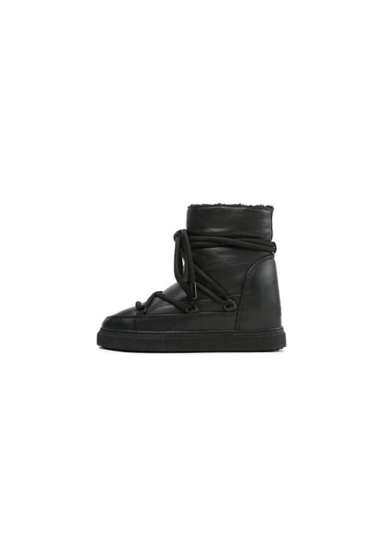 Ghete dama 303119317 - Piele naturala - Negru - Negru