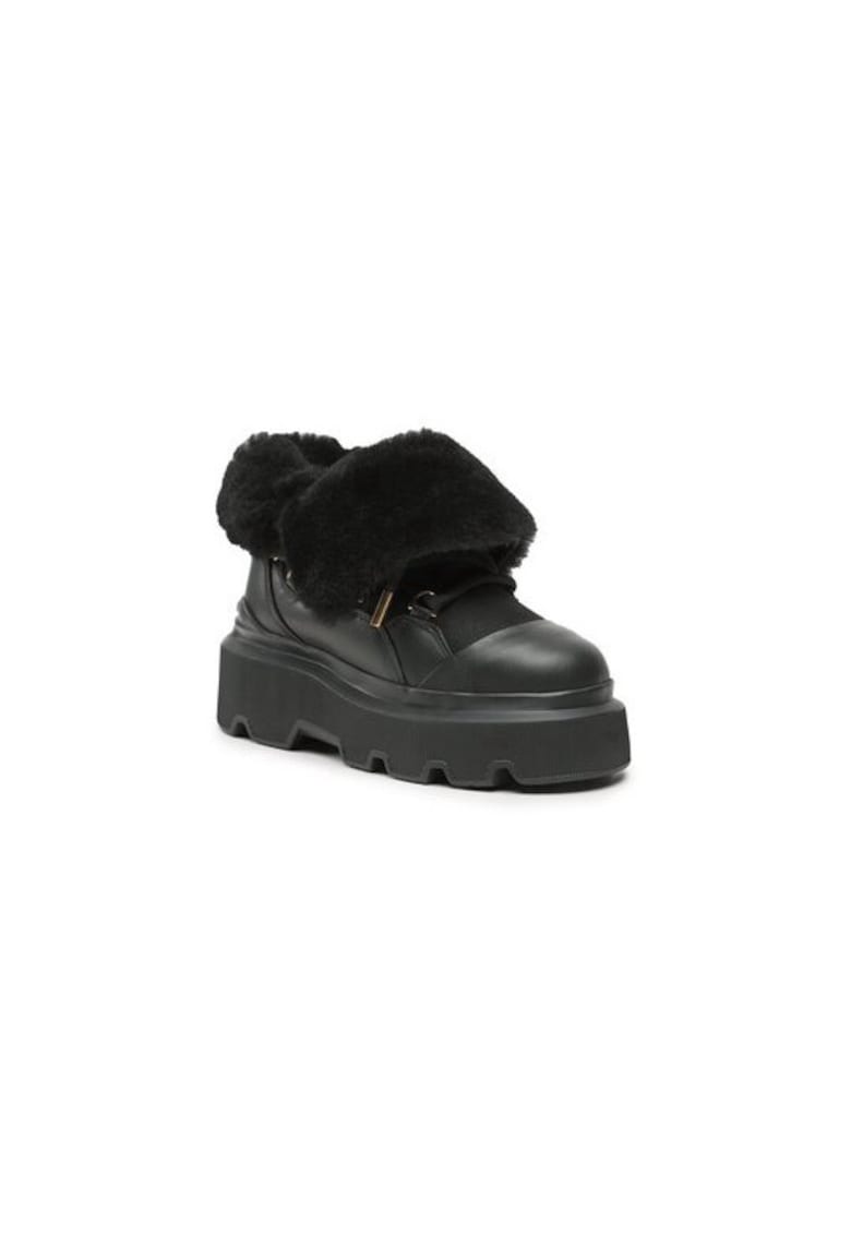 Ghete dama 303118488 - Piele naturala - Negru