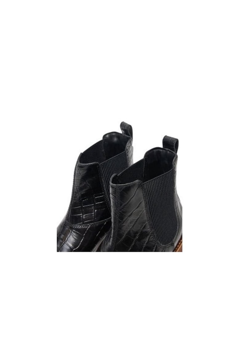 Ghete dama 304163234 - Piele naturala - Negru