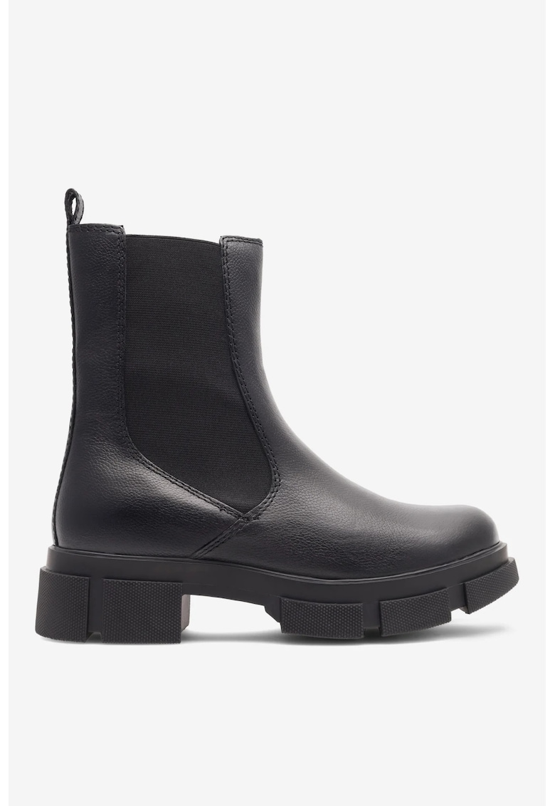 Ghete dama 5904862960975 - Piele naturala - Negru - Negru