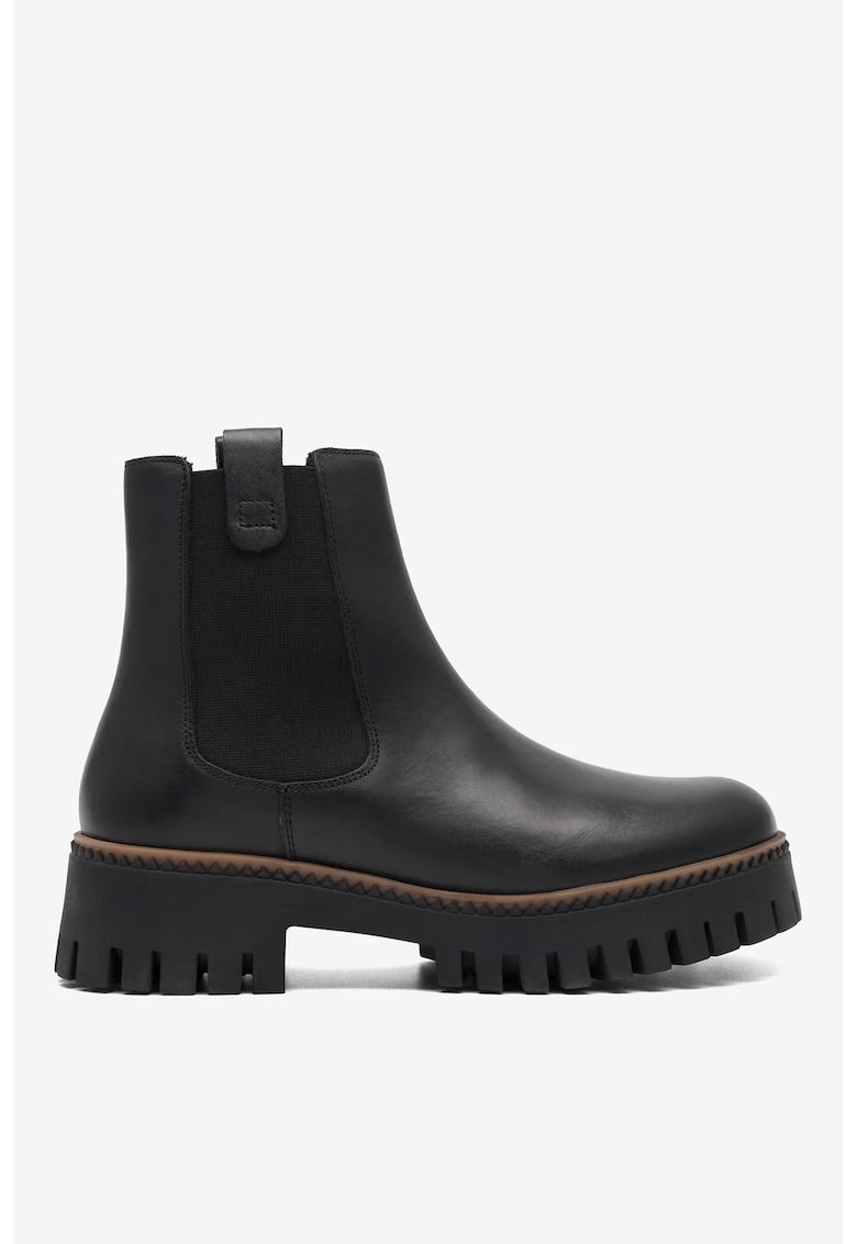 Ghete dama 5905588081654 - Piele naturala - Negru - Negru