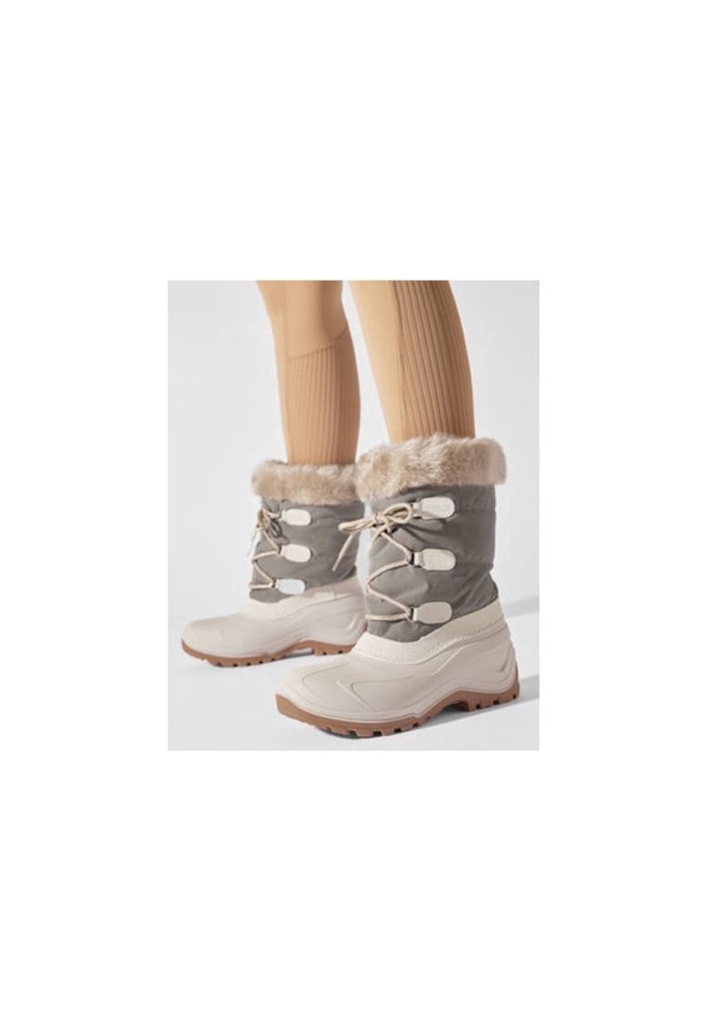 Ghete dama 301349136 - Textil - Bej Ghete dama 301349136 - Textil - Bej