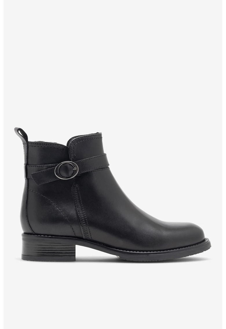 Ghete dama 5905588050902 - Piele naturala - Negru - Negru