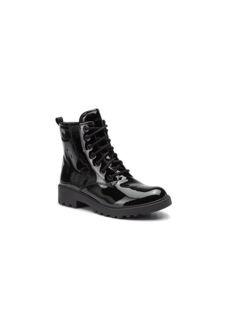 Ghete dama 201629109 - Piele ecologica - Negru - Negru
