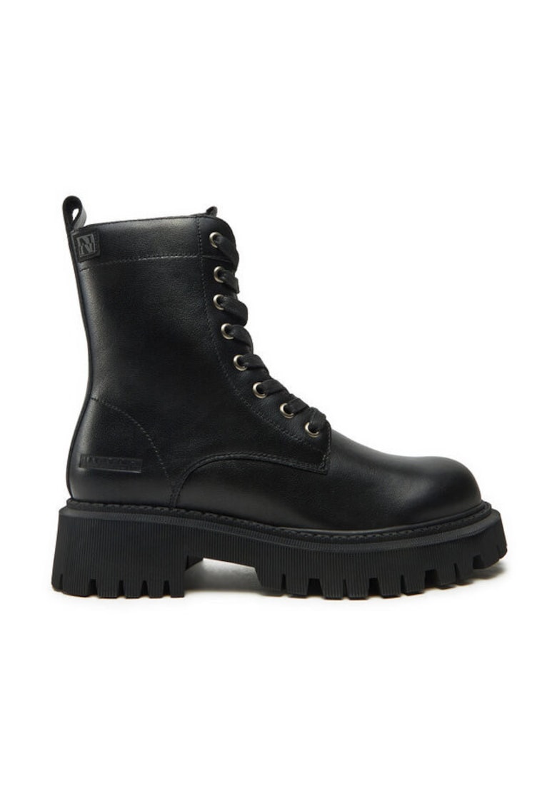 Ghete dama 304342288 - Piele naturala - 41 EU - Negru