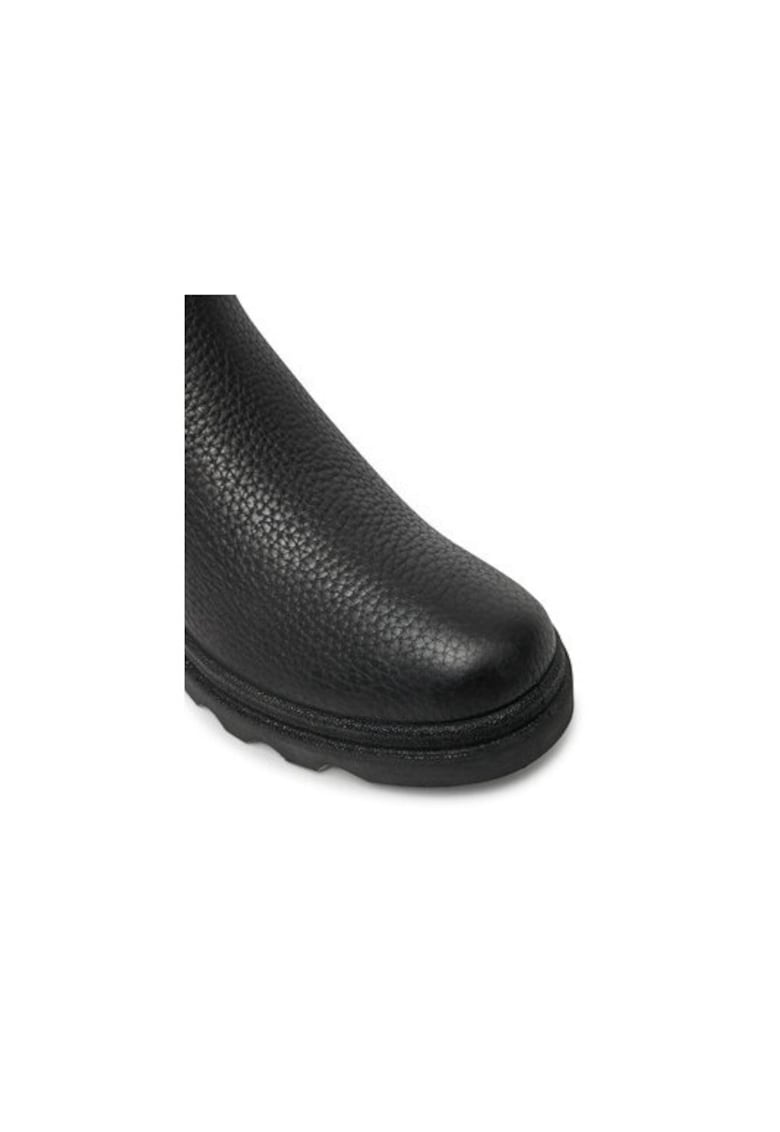 Ghete dama  304340925 - Piele naturala - 35 EU - Negru