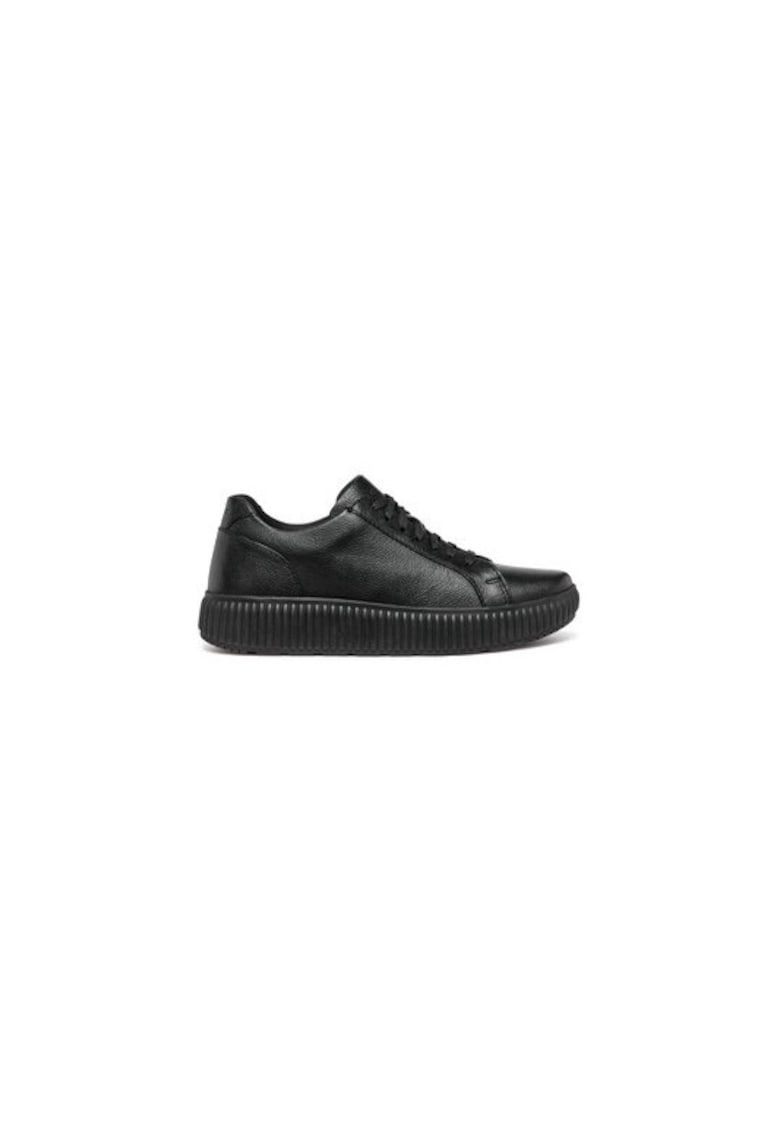 Pantofi sport dama  304066832 - Piele naturala - Negru