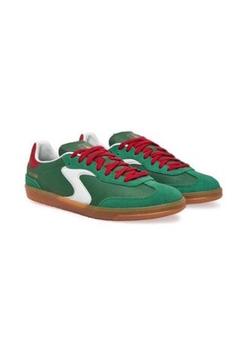 Pantofi sport din piele ecologica cu garnitura din piele intoarsa Hotshot - Gri