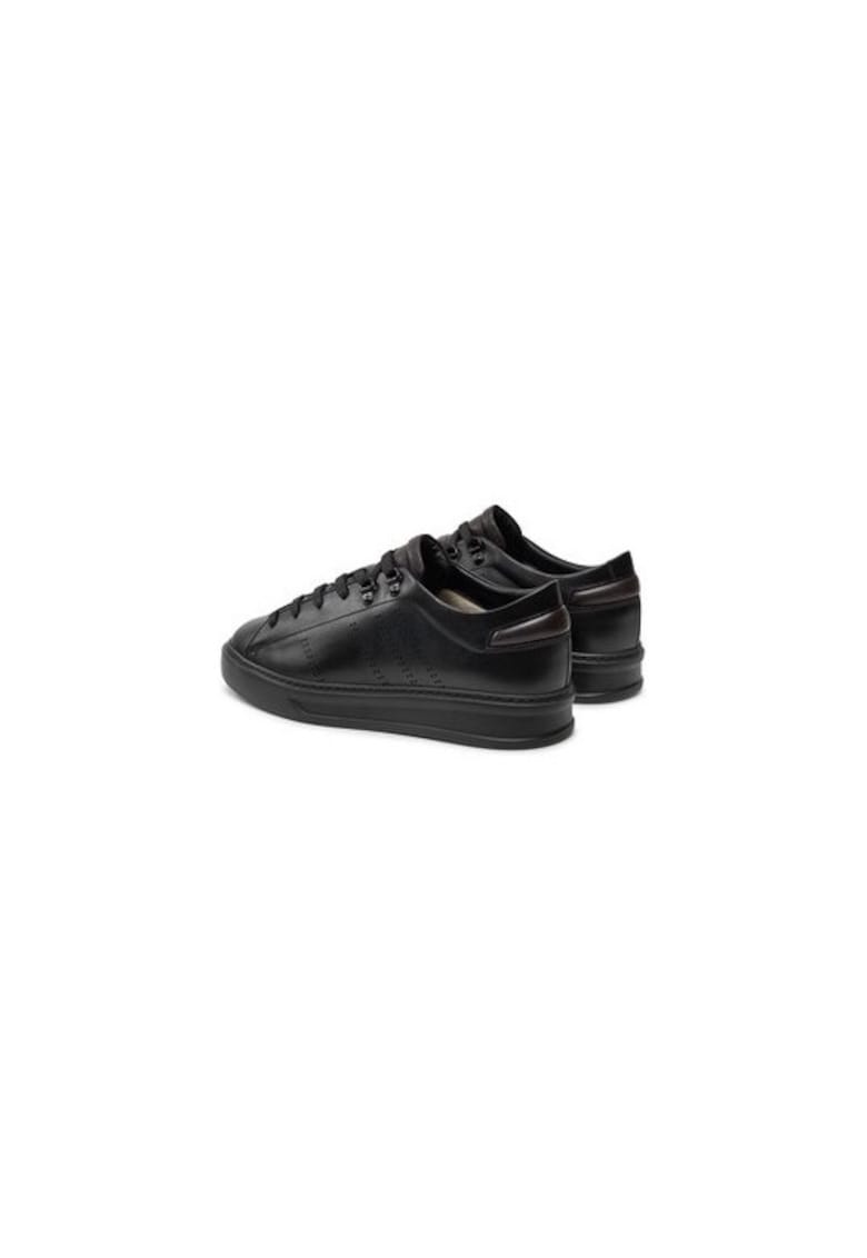 Pantofi sport barbati  304524615 - Piele naturala - Negru
