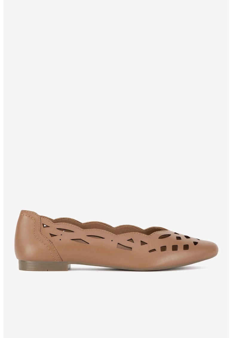 Balerini 5903698595702 - Piele naturala - Maro - Maro