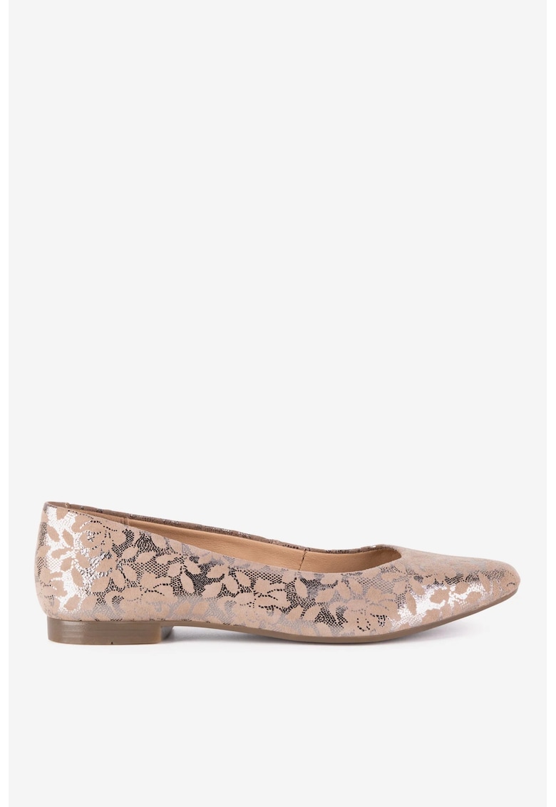 Balerini 5903698111223 - Piele intoarsa - Bej - Bej