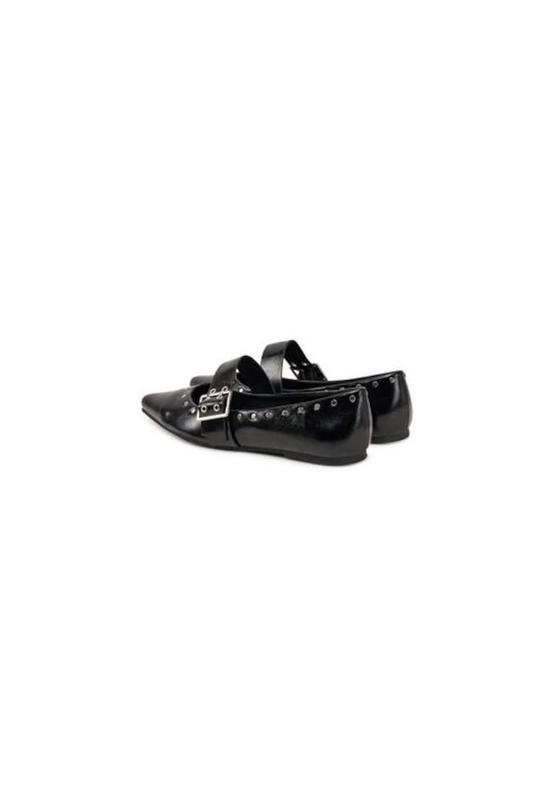 Balerini 304804786 - Piele ecologica - Negru - Negru