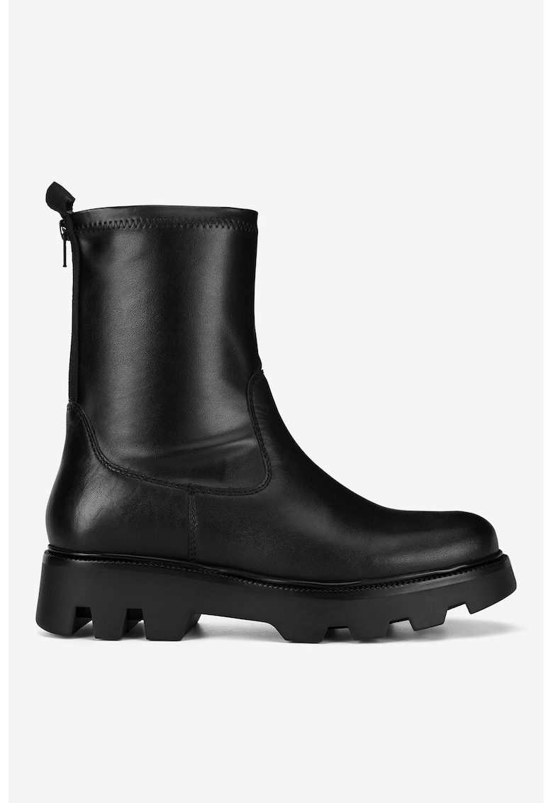 Ghete dama 5905588871613 - Piele naturala - Negru - Negru