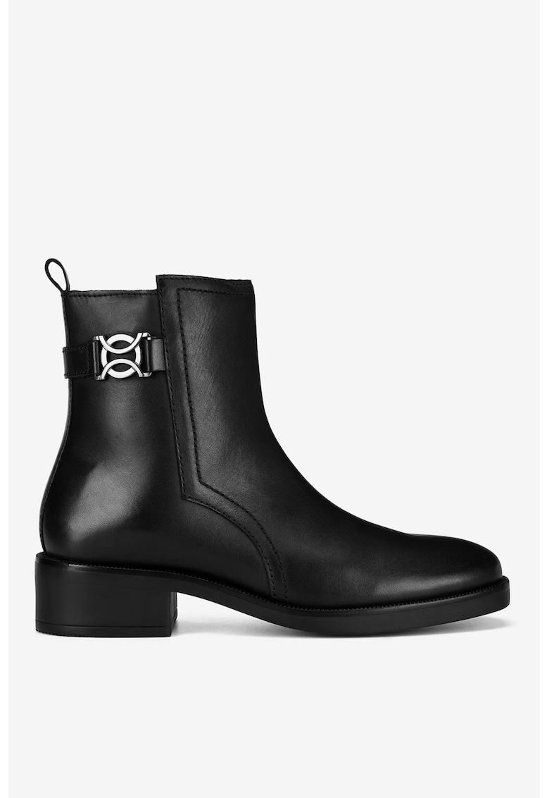 Ghete dama 5905588965930 - Piele naturala - Negru - Negru