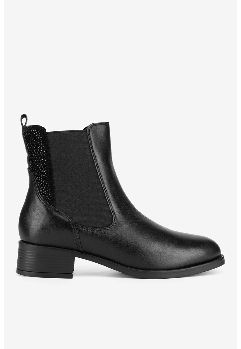 Ghete dama 5905588936961 - Piele naturala - Negru