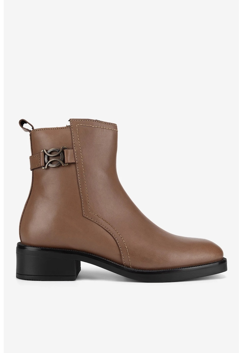 Ghete dama 5905588965923 - Piele naturala - Maro - Maro