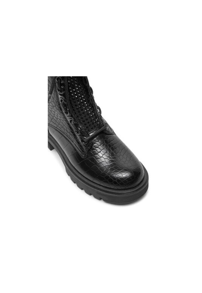 Ghete dama 304261466 - Piele naturala - Negru