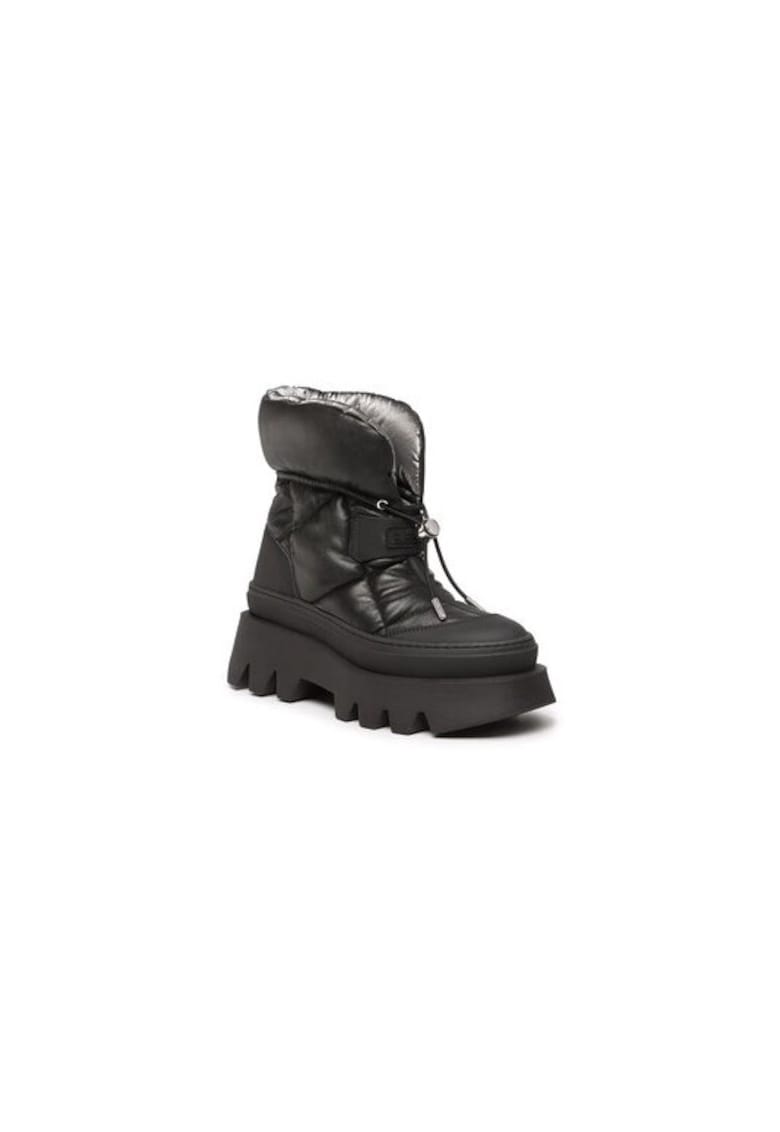 Ghete dama  302633487 - Piele ecologica - 40 EU - Negru