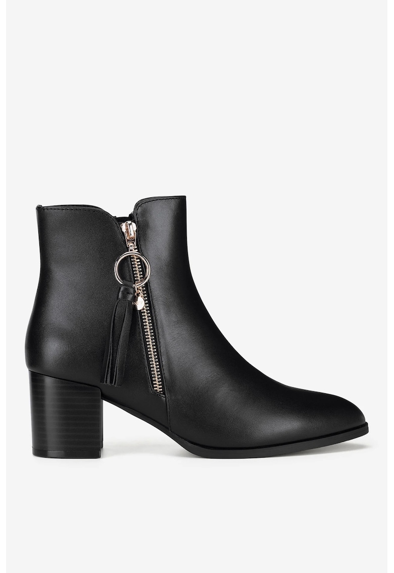 Ghete dama 5905588888055 - Piele naturala - Negru