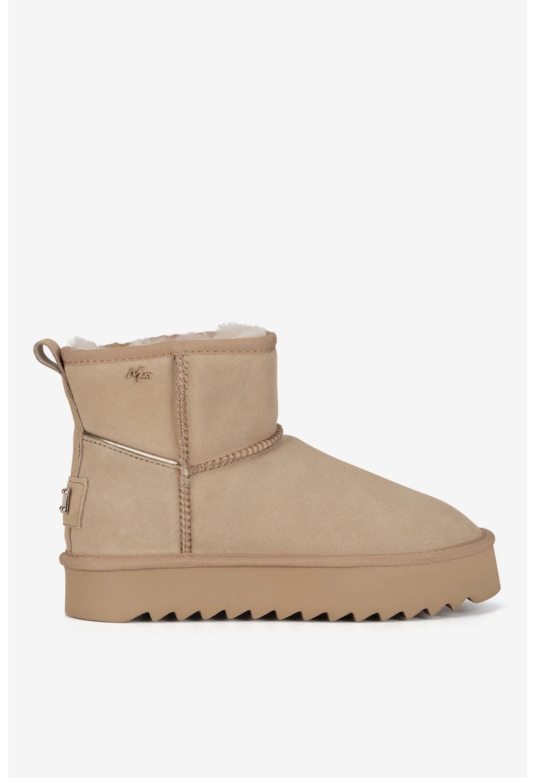 Ghete dama  5905588940388 - Piele intoarsa - Bej